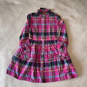 Pink Plaid Polo Ralph Lauren Girl's Dress